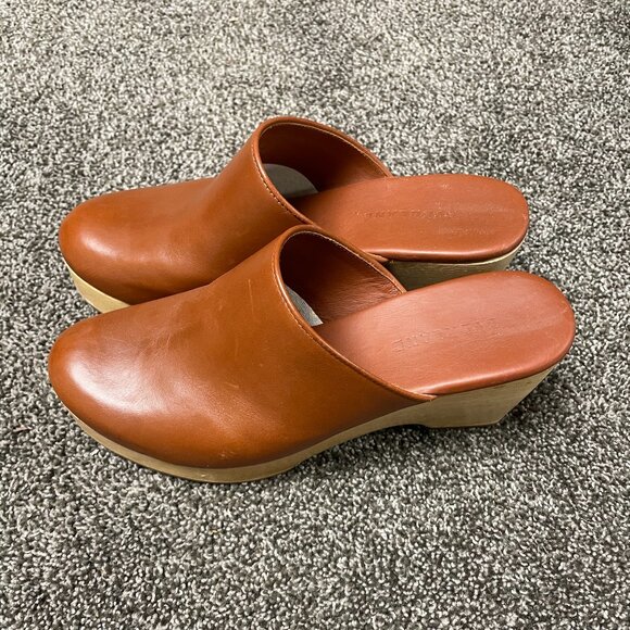 Everlane Leather Clogs Womens 7.5 - Picture 1 of 2